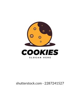 Marca de logotipo vintage para etiqueta de cookies