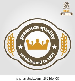 Vintage logo, badge, emblem or logotype elements 