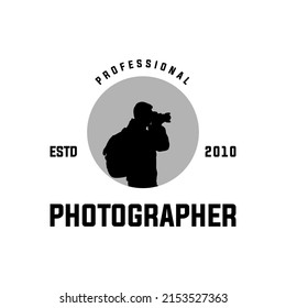 Vintage Logo Badge For Photographer Professional