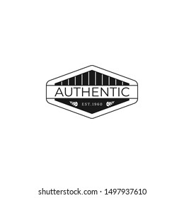 vintage logo badge.  Prefessional services for branding your company, organization, and business.