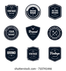 Vintage Logo Badges Template Set