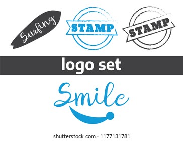 Vintage logo for banner, poster and flyer. Vector logotypes elements collection. Logo sets