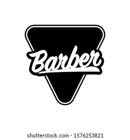 vintage logo barbershop emblems, labels, badges, logos. Layered. Text is on separate layer. Isolated on white background