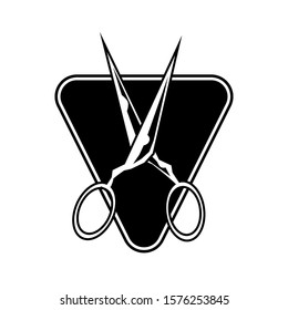 vintage logo barbershop emblems, labels, badges, logos. Layered. Text is on separate layer. Isolated on white background