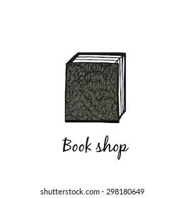 Vintage logo book shop