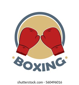 Vintage logo for a boxing