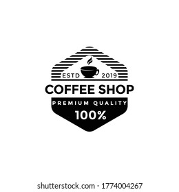 vintage logo business coffee shop modern template