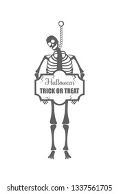 Vintage logo for cards, holidays and parties. Mystical illustration for Halloween day.