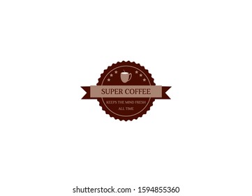 Vintage logo for Coffee Shop Icon Vector
