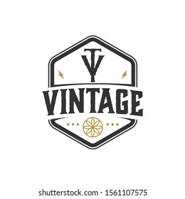 Vintage logo design abstract purpose