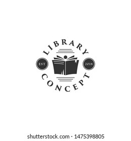 Vintage logo design in black color