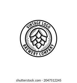 vintage logo design for brewery company