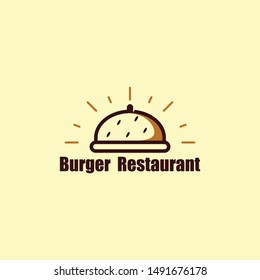 Vintage Logo Design For Burger Restaurant