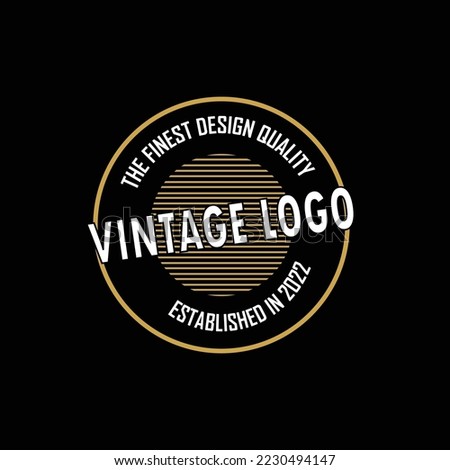 vintage logo design finest design 