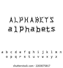 Vintage logo design of lower case new style alphabets a,b,c,d,e,f,g,h,i,j,k,l,m,n,o,p,q,r,s,t,u,v,w,x,,z crown with round stars vector illustration ESP 8