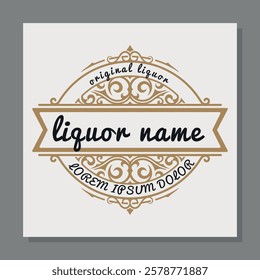 Vintage Logo Design, Retro Badge, Classic Emblem for Branding