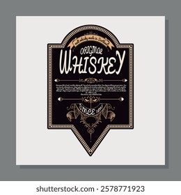 Vintage Logo Design, Retro Badge, Classic Emblem for Branding