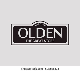 Vintage Logo Design, Retro Luxury and Royal Template Vector EPS 10