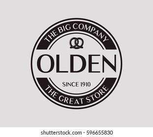 Vintage Logo Design, Retro Luxury and Royal Template Vector EPS 10