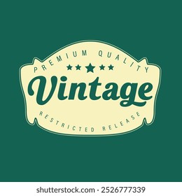 Vintage Logo Design, Vintage stylist shape logo design, vintage logo design, vintage brand logo design