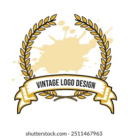 Plantilla de diseño de logotipos de Antiguas con formato editable. Ilustración vectorial.