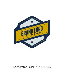 Imagen vectorial de diseño de logotipo de cosecha de vintage