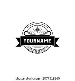 VINTAGE-LOGO-DIAMOND-RUSTISCHES DESIGN