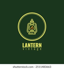 A vintage logo featuring a circular design with a detailed lantern at the center. The lantern symbolizes warmth and guidance. The brand name is displayed in an elegant vintage font around the lantern.