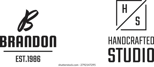 Vintage logo featuring a handcrafted studio established in 1906