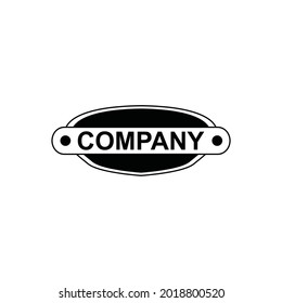 Vintage Logo. Flat design logo template
