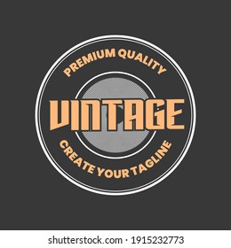 Vintage logo icon template design