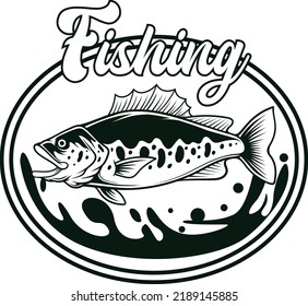 1,149 Largemouth logo fish Images, Stock Photos & Vectors | Shutterstock