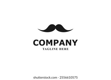 vintage logo of man with mustache