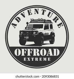 vintage logo offroad. adventure. used for icons, emblems, logos, templates