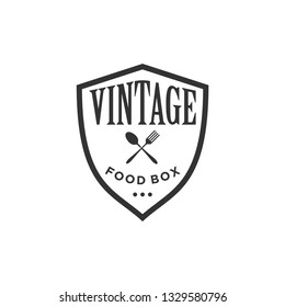 Vintage logo for restaurant
