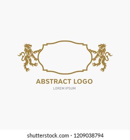 Vintage logo template