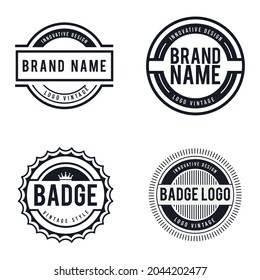 Vintage-Logo-Vorlage Retro-Schild