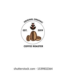 vintage logo vector for coffee brand 