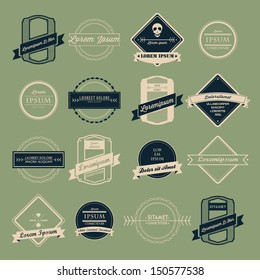 Vintage Logo Vector Set