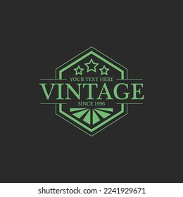 vintage logo for your business 09
