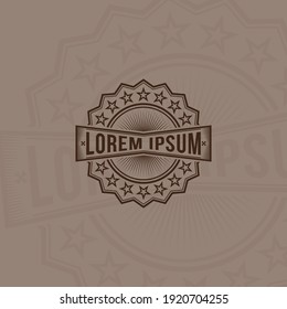 Vintage logo for your company or your product