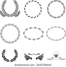 Vintage logos collection vector template - perfect for company logo or branding-icon, illustration, vector, template