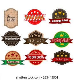 Vintage logos. Vector eps 10