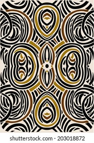 Vintage look geometric pattern