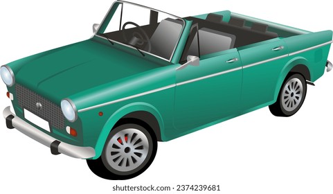 Vintage look vector car alta calidad