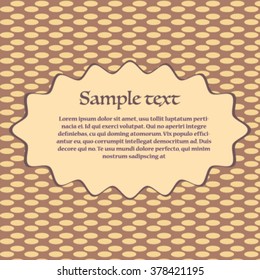 Vintage looking  book cover or business card design or flyer