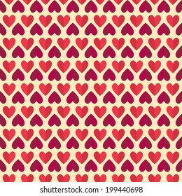 Vintage love pattern seamless. Valentines Day