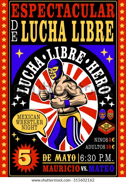 Vintage Lucha Libre\
ticket