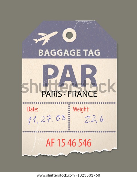 flight luggage tags