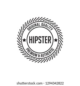 Vintage Luxury Banner Template Design for Label, Frame, Product Tags. Retro Emblem Design. Vector illustration - Vector